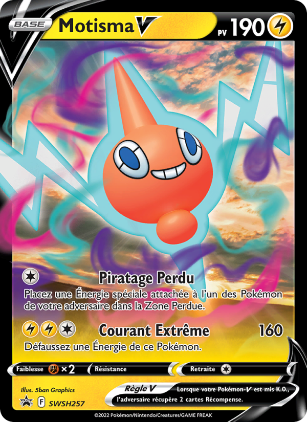Motisma V SWSH257 — Promo SWSH (French Pokémon TCG card)