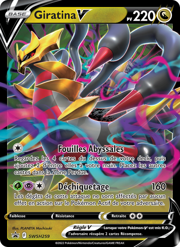 Giratina V SWSH259 — Promo SWSH (French Pokémon TCG card)