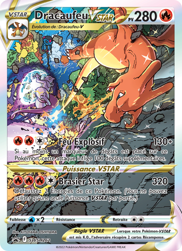 Dracaufeu VSTAR SWSH262 — Promo SWSH (French Pokémon TCG card)