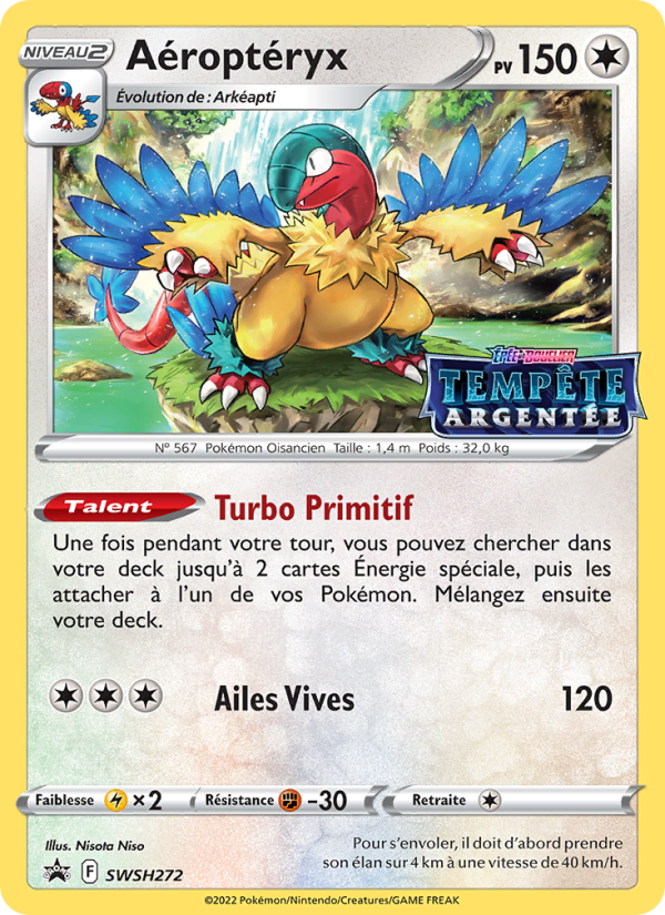 Aéroptéryx SWSH272 — Promo SWSH (French Pokémon TCG card)
