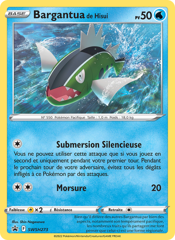 Bargantua de Hisui SWSH273 — Promo SWSH (French Pokémon TCG card)