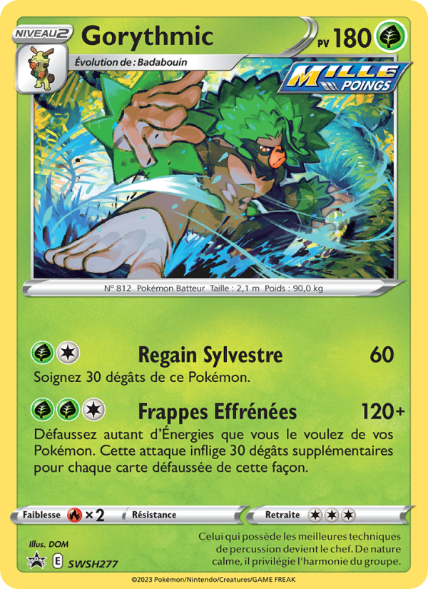 Gorythmic SWSH277 — Promo SWSH (French Pokémon TCG card)