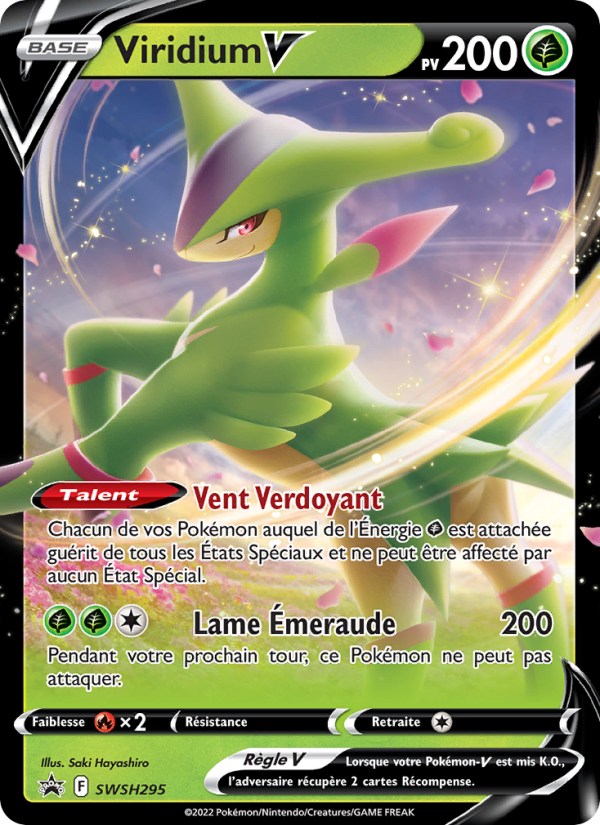 Viridium V SWSH295 — Promo SWSH (French Pokémon TCG card)