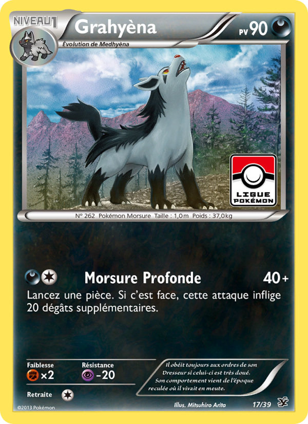 Grahyèna 17 — Bienvenue à Kalos (French Pokémon TCG card)