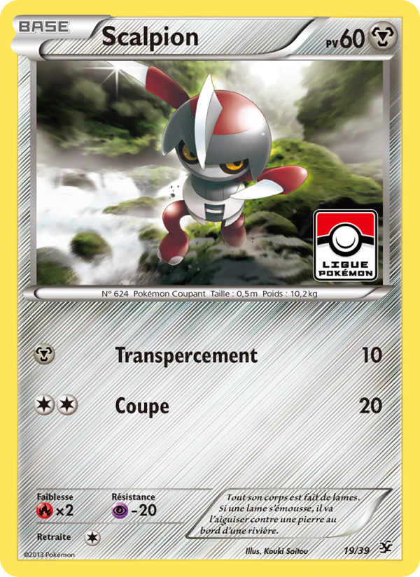 Scalpion 19 — Bienvenue à Kalos (French Pokémon TCG card)