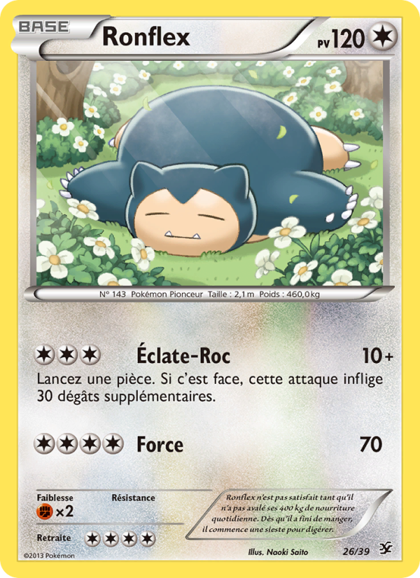 Ronflex 26 — Bienvenue à Kalos (French Pokémon TCG card)
