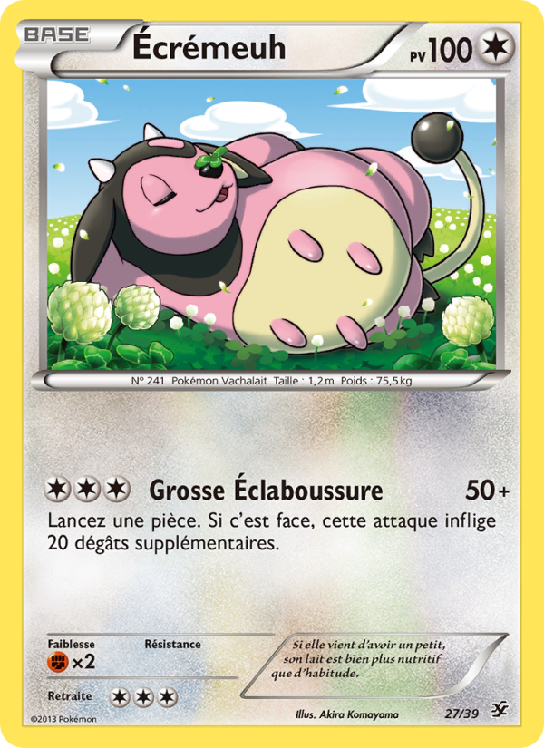 Écrémeuh 27 — Bienvenue à Kalos (French Pokémon TCG card)