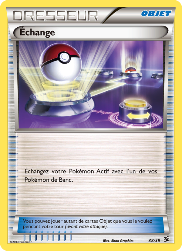 Échange 38 — Bienvenue à Kalos (French Pokémon TCG card)