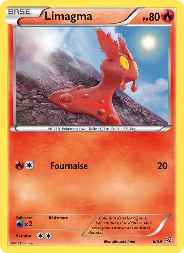Limagma 6 — Bienvenue à Kalos (French Pokémon TCG card)