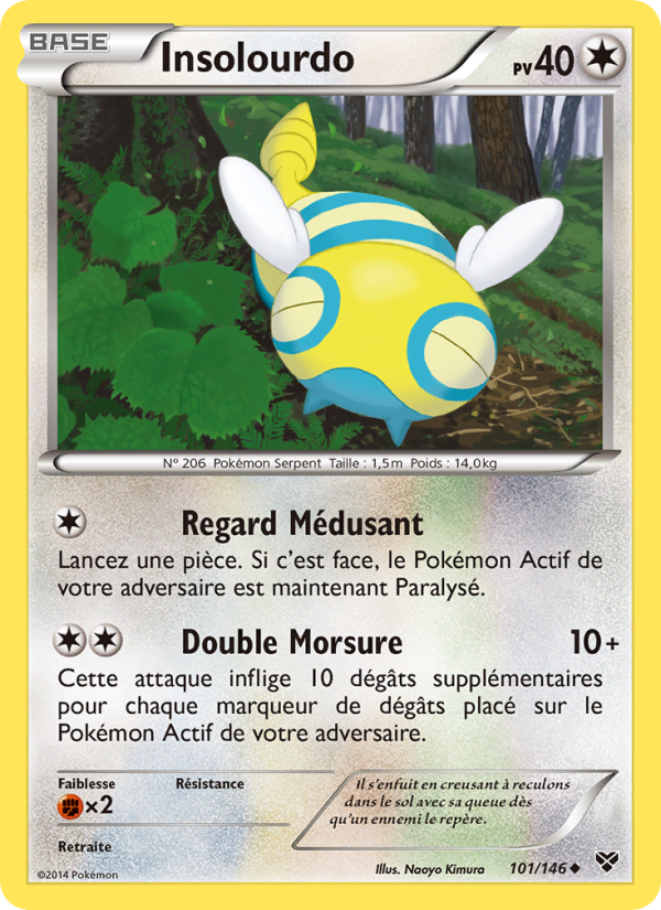 Insolourdo 101 — XY (French Pokémon TCG card)