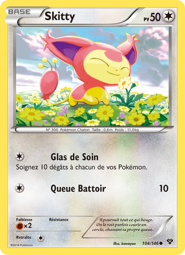 Skitty 104 — XY (French Pokémon TCG card)
