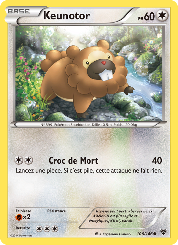 Keunotor 106 — XY (French Pokémon TCG card)