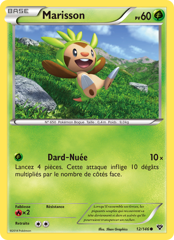 Marisson 12 — XY (French Pokémon TCG card)