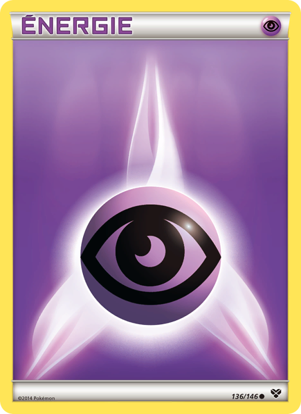 Énergie Psy 136 — XY (French Pokémon TCG card)