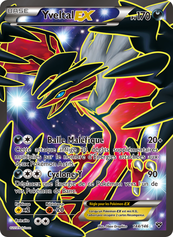 Yveltal EX 144 — XY (French Pokémon TCG card)