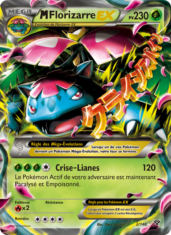 M Florizarre EX 2 — XY (French Pokémon TCG card)