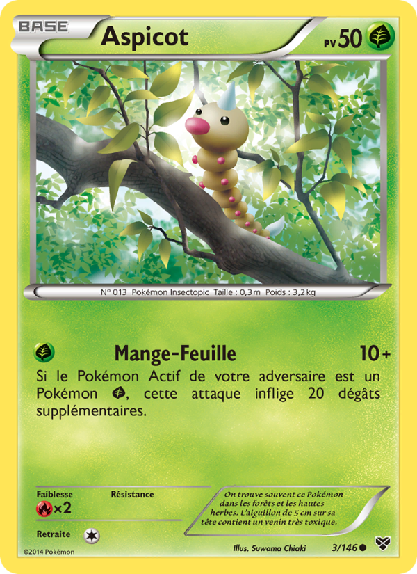 Aspicot 3 — XY (French Pokémon TCG card)