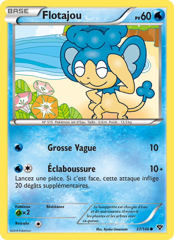 Flotajou 37 — XY (French Pokémon TCG card)