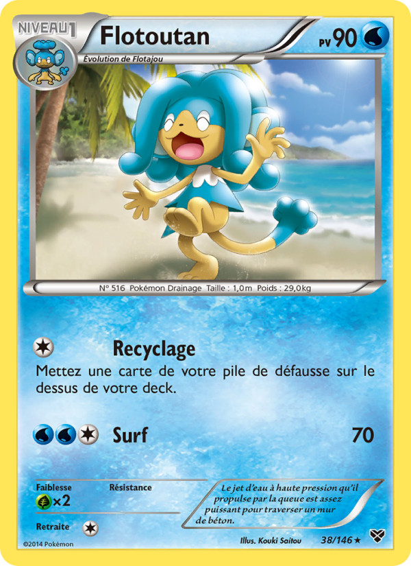 Flotoutan 38 — XY (French Pokémon TCG card)