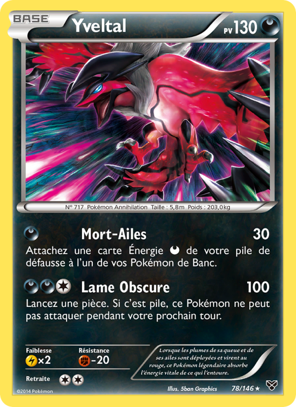 Yveltal 78 — XY (French Pokémon TCG card)