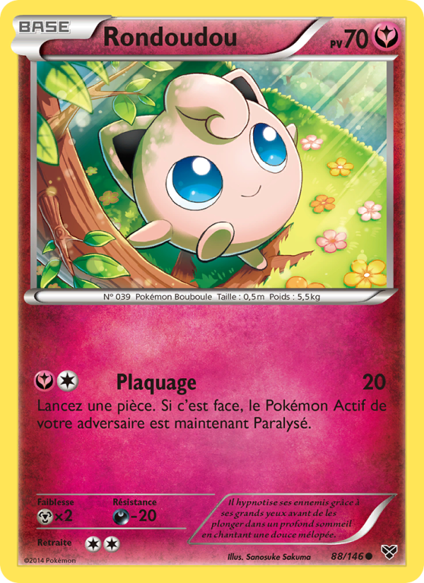 Rondoudou 88 — XY (French Pokémon TCG card)