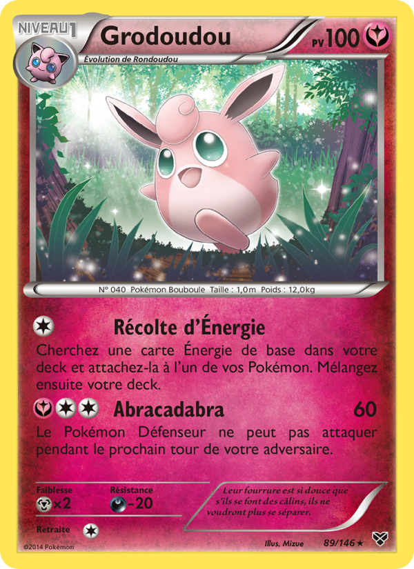 Grodoudou 89 — XY (French Pokémon TCG card)