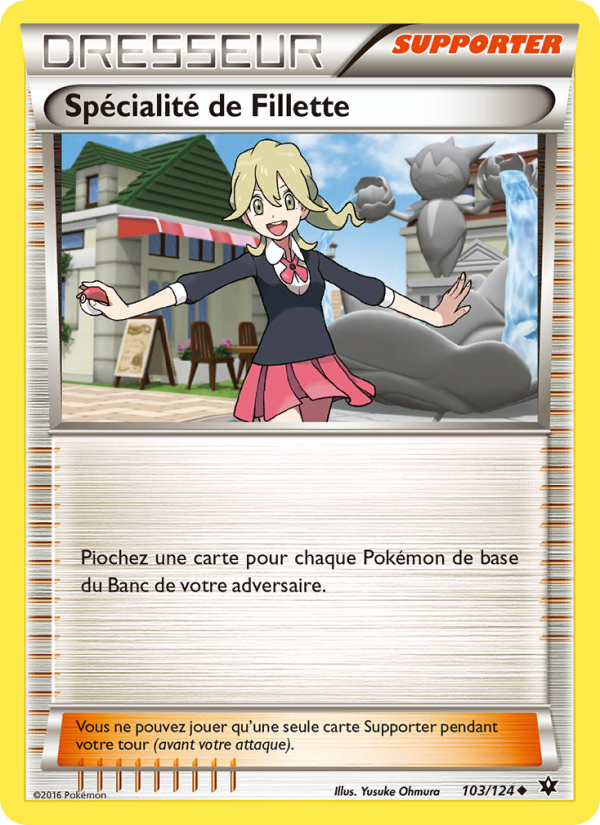 Spécialité de Fillette 103 — Impact des Destins (French Pokémon TCG card)