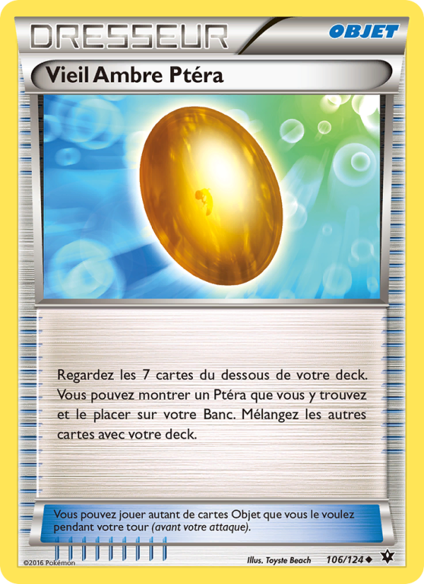Vieil Ambre Ptéra 106 — Impact des Destins (French Pokémon TCG card)