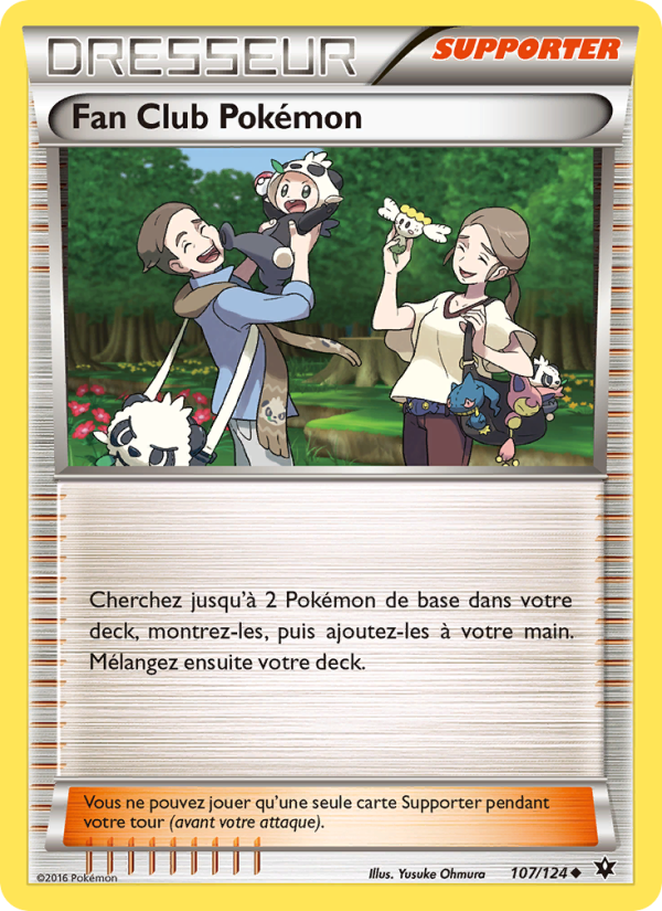 Fan Club Pokémon 107 — Impact des Destins (French Pokémon TCG card)