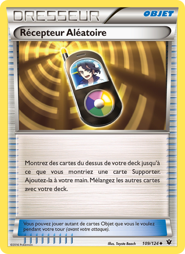 Récepteur Aléatoire 109 — Impact des Destins (French Pokémon TCG card)