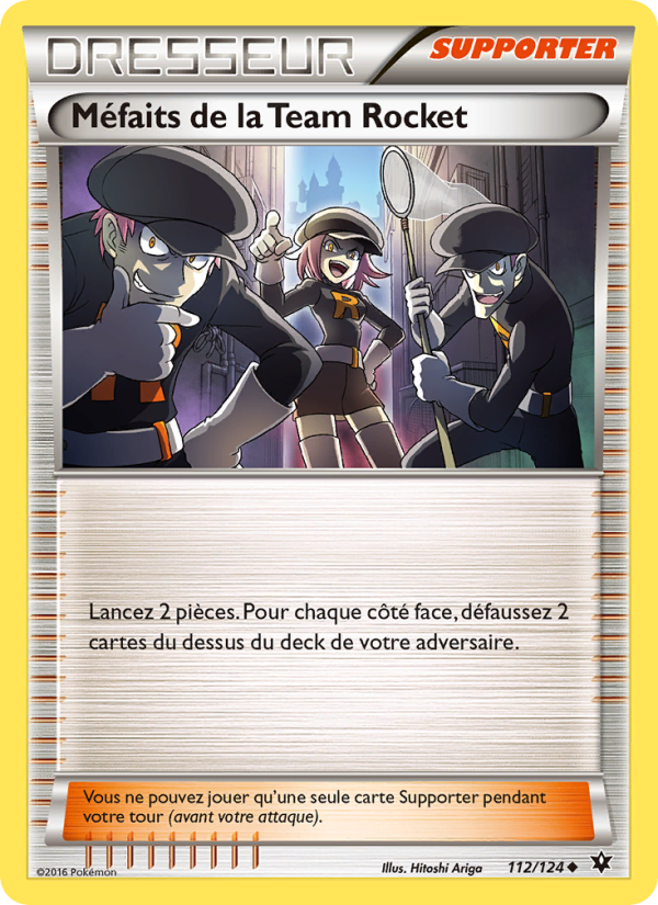 Méfaits de la Team Rocket 112 — Impact des Destins (French Pokémon TCG card)