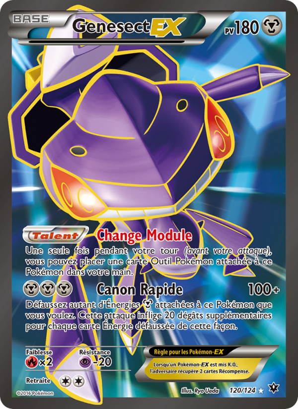 Genesect EX 120 — Impact des Destins (French Pokémon TCG card)