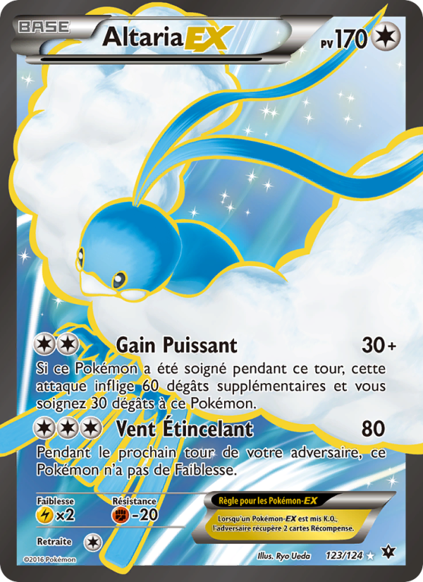 Altaria EX 123 — Impact des Destins (French Pokémon TCG card)