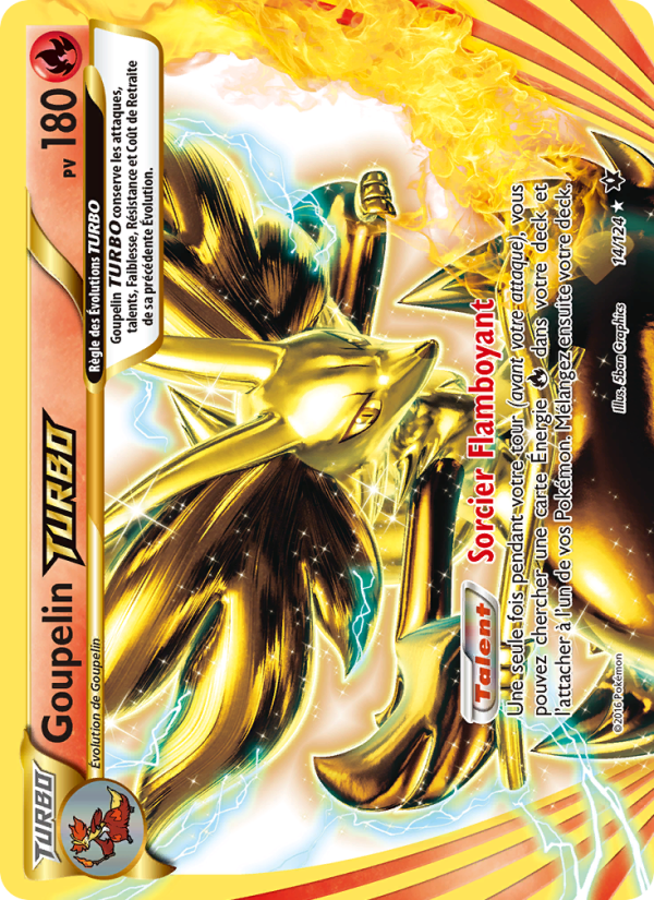 Goupelin TURBO 14 — Impact des Destins (French Pokémon TCG card)