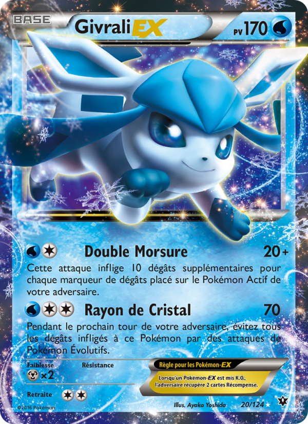 Givrali EX 20 — Impact des Destins (French Pokémon TCG card)