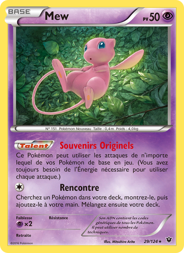 Mew 29 — Impact des Destins (French Pokémon TCG card)