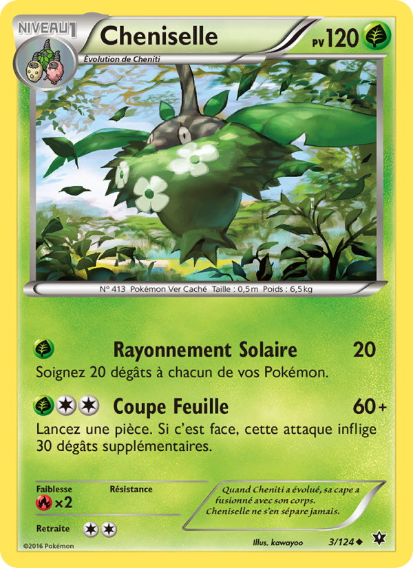 Cheniselle 3 — Impact des Destins (French Pokémon TCG card)