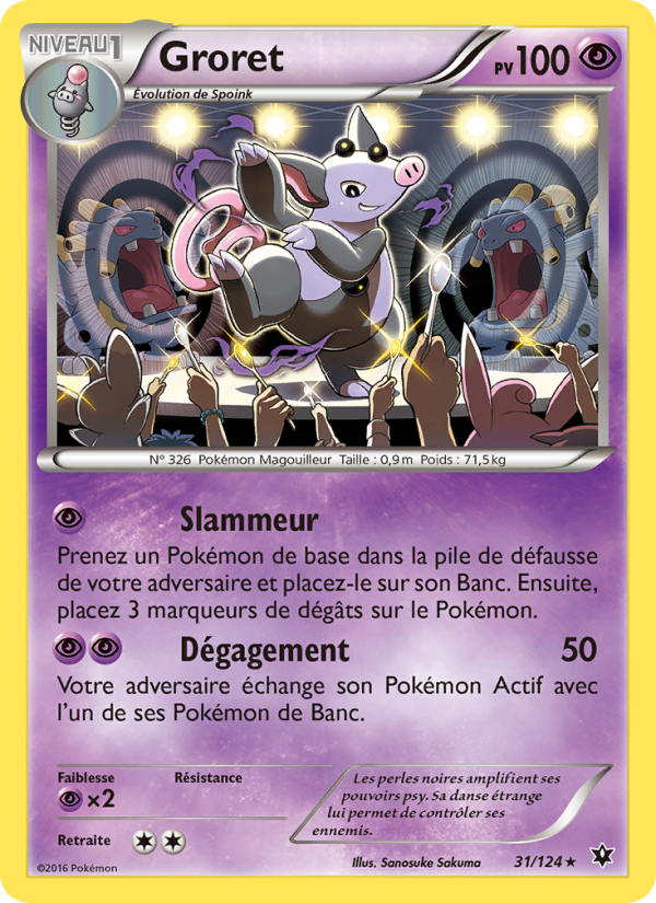 Groret 31 — Impact des Destins (French Pokémon TCG card)