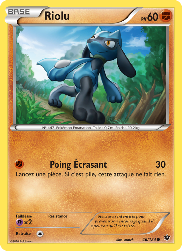 Riolu 46 — Impact des Destins (French Pokémon TCG card)