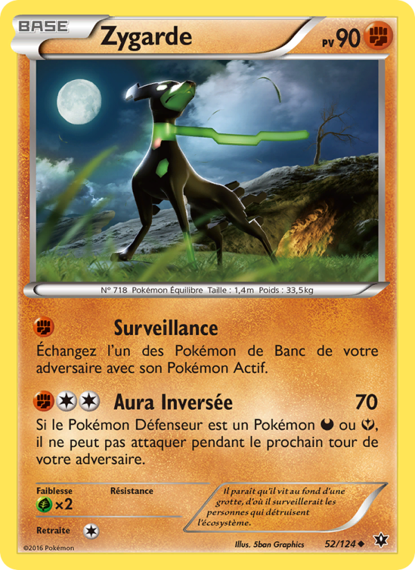 Zygarde 52 — Impact des Destins (French Pokémon TCG card)