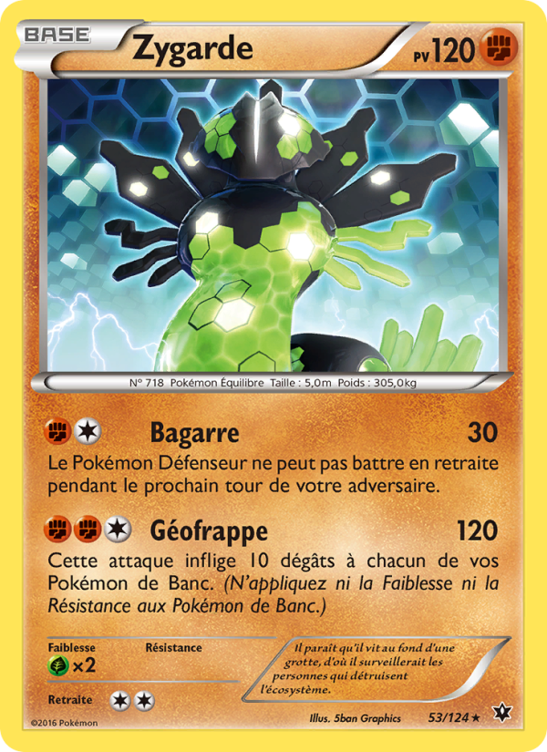 Zygarde 53 — Impact des Destins (French Pokémon TCG card)