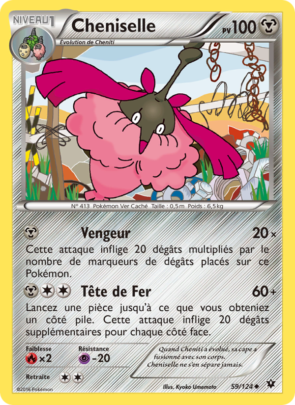 Cheniselle 59 — Impact des Destins (French Pokémon TCG card)
