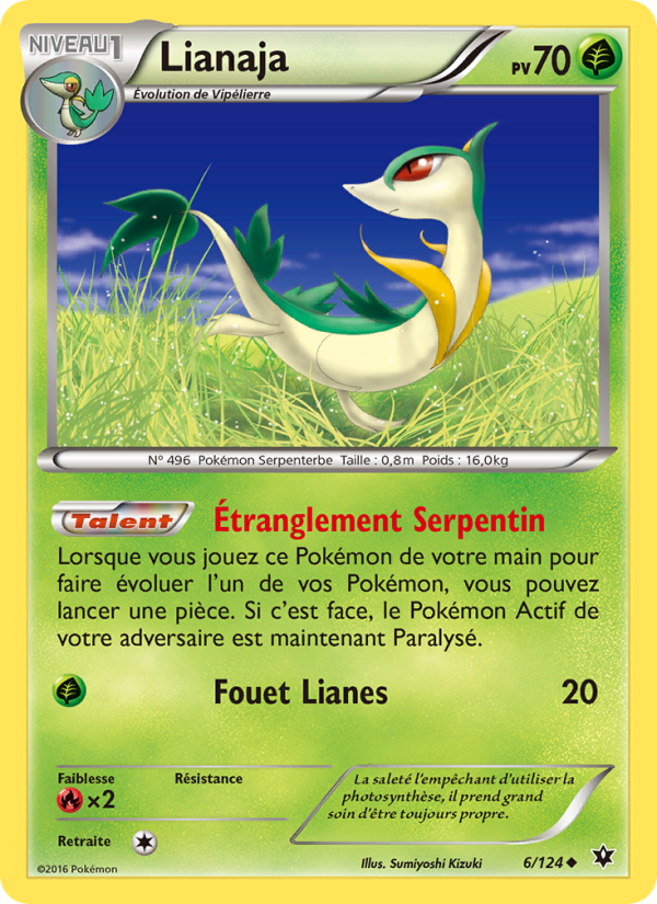 Lianaja 6 — Impact des Destins (French Pokémon TCG card)