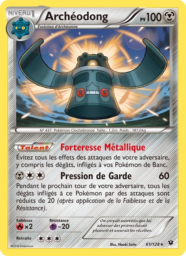 Archéodong 61 — Impact des Destins (French Pokémon TCG card)