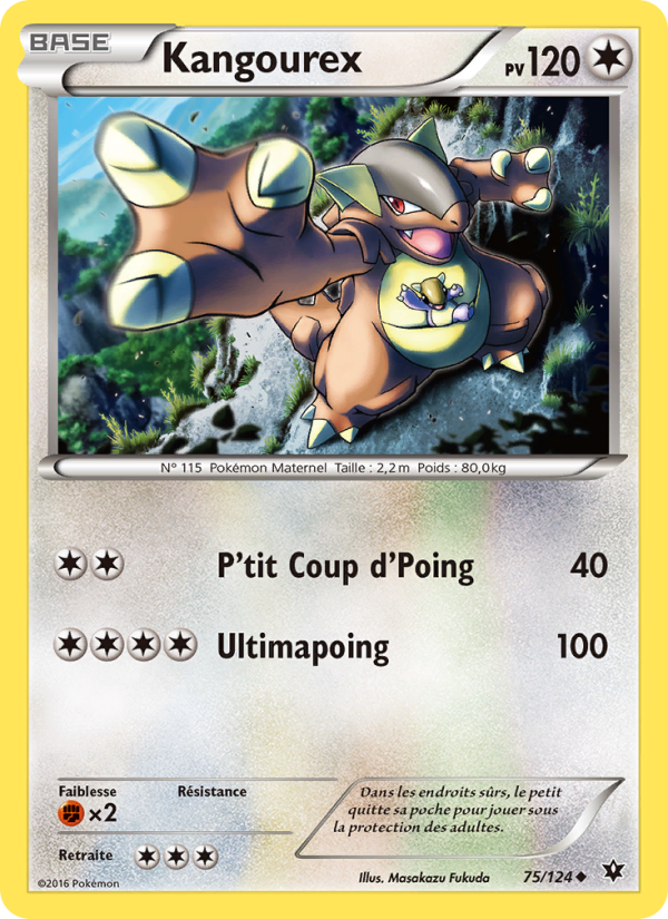 Kangourex 75 — Impact des Destins (French Pokémon TCG card)