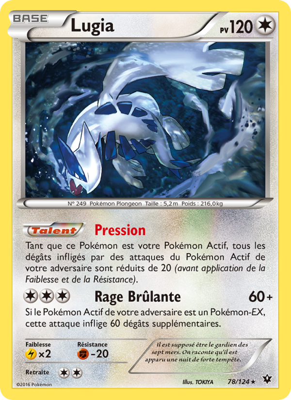 Lugia 78 — Impact des Destins (French Pokémon TCG card)