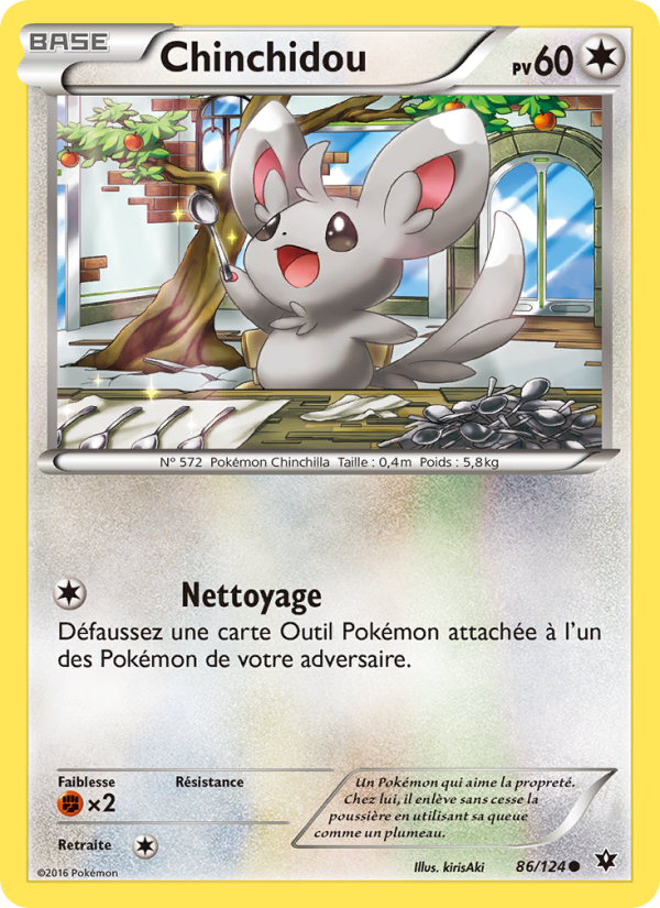 Chinchidou 86 — Impact des Destins (French Pokémon TCG card)