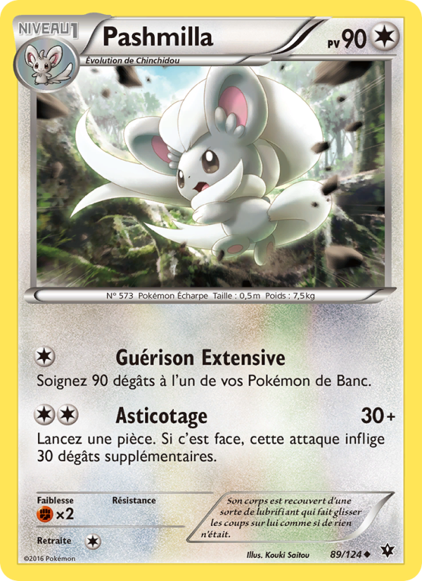 Pashmilla 89 — Impact des Destins (French Pokémon TCG card)
