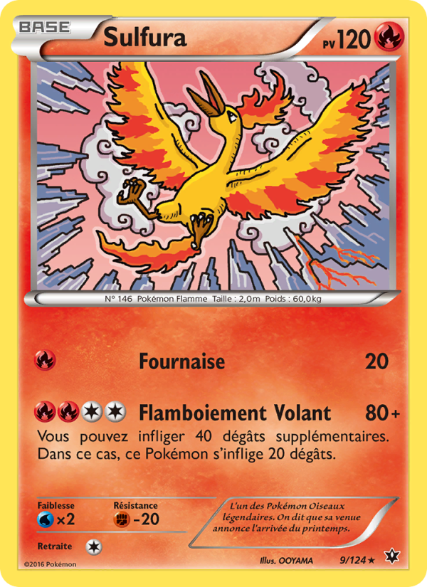 Sulfura 9 — Impact des Destins (French Pokémon TCG card)