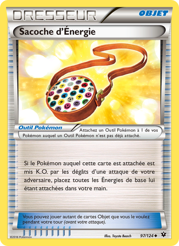 Sacoche d'Énergie 97 — Impact des Destins (French Pokémon TCG card)